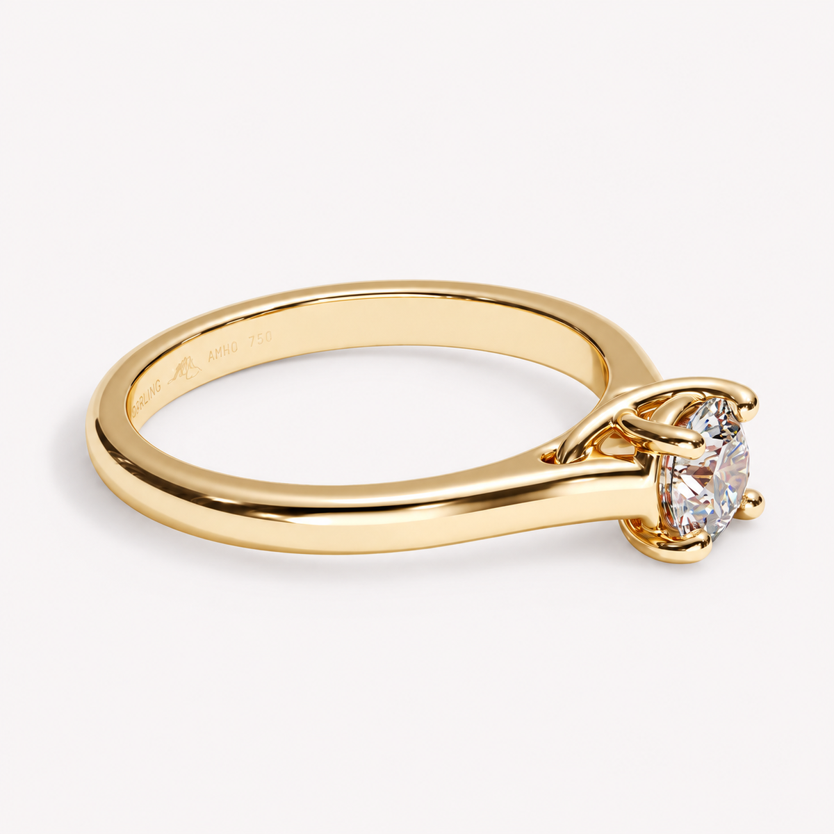 Orrling Entwine yellow gold 0.5 ct – vy 1