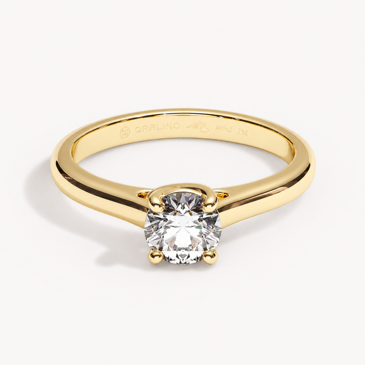 Orrling Entwine yellow gold 0.7 ct – front view