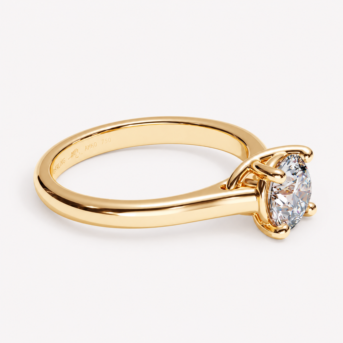 Orrling Entwine yellow gold 1 ct – vy 1