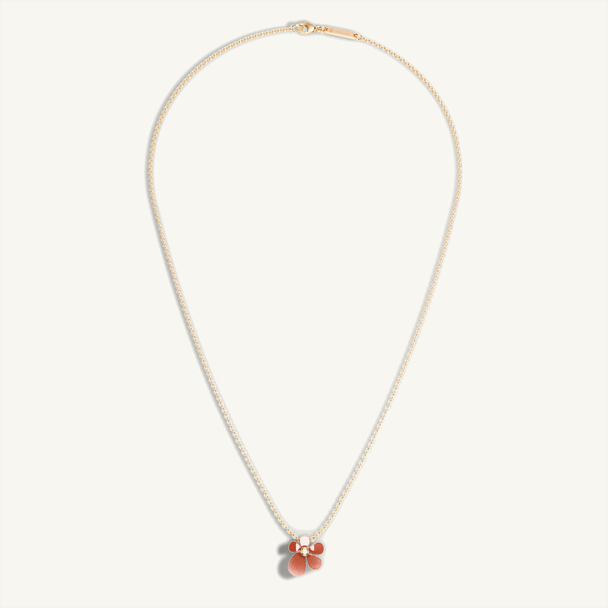 Gisela Carnelian Solitaire Necklace — view 6