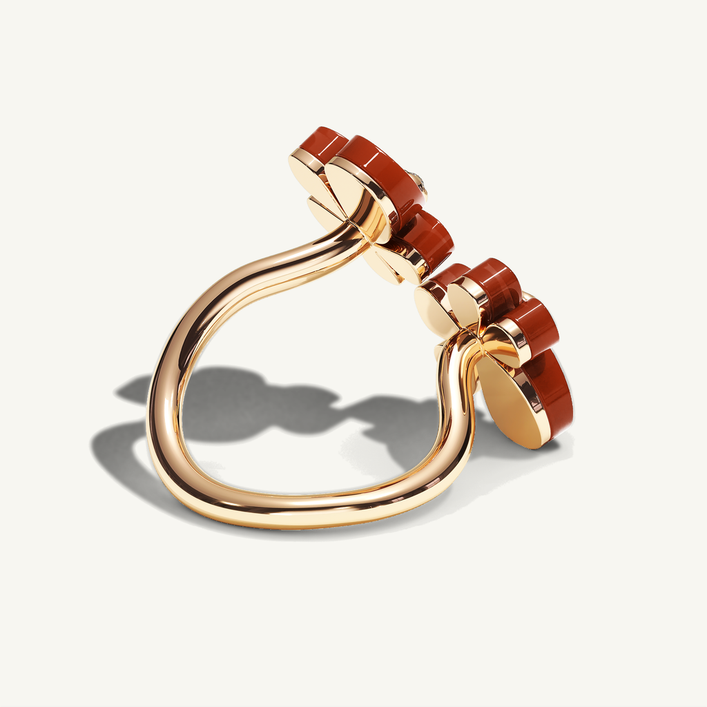 Gisela Carnelian Siblings Ring — view 5
