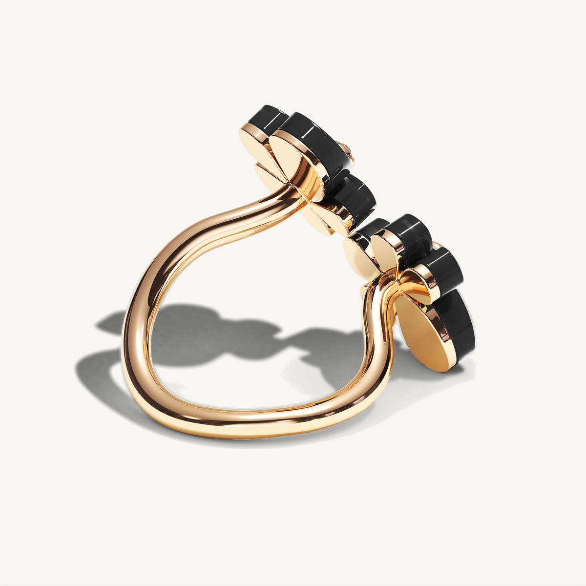 Gisela Onyx Siblings Ring — view 5