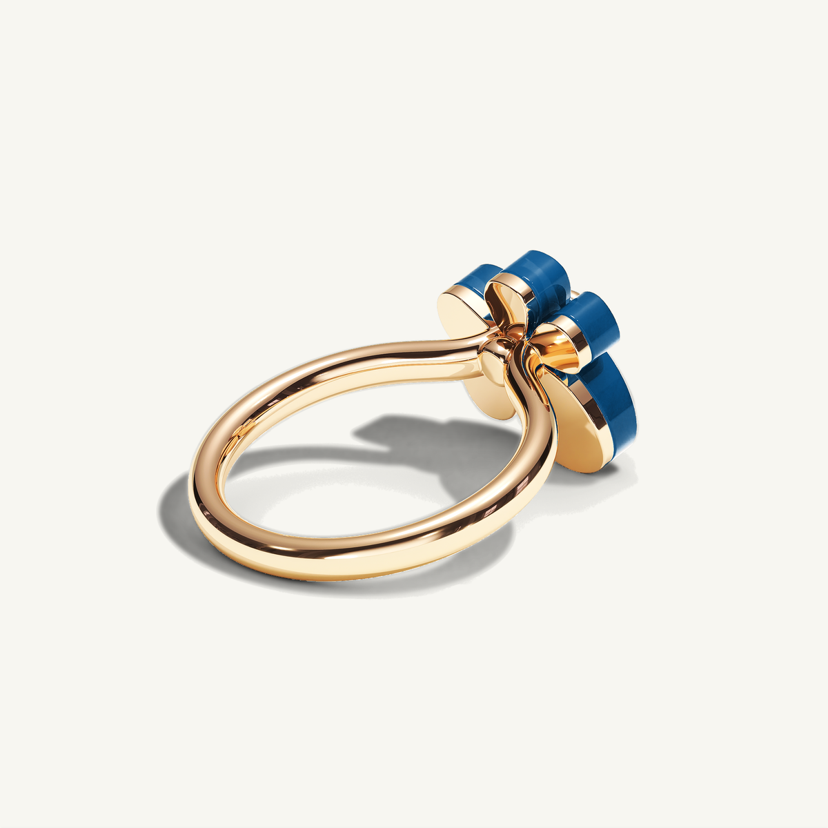Gisela Blue Agate Solitaire Ring — view 5