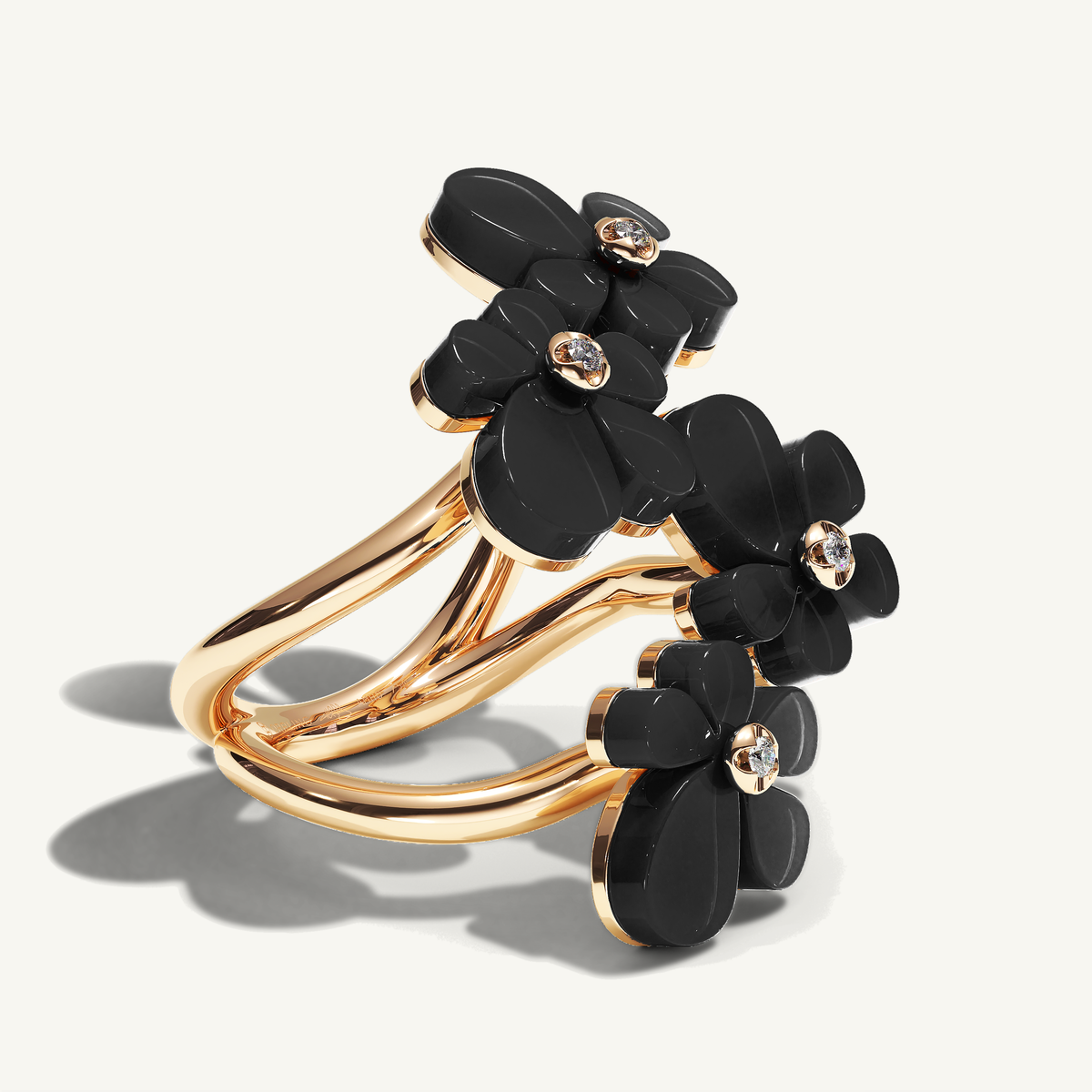 Gisela Onyx Tetra Ring — view 2