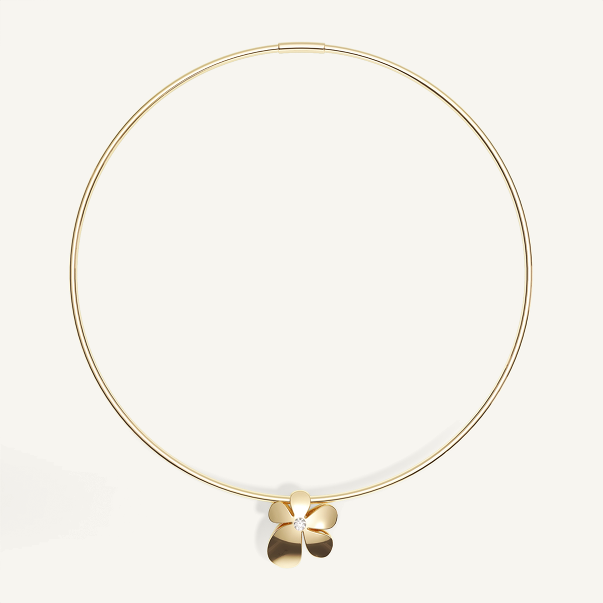 Gisela Bloom Neck Cuff – Yellow Gold product view 1