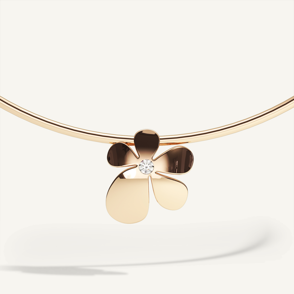 Gisela Bloom Neck Cuff – Rose Gold product view 3
