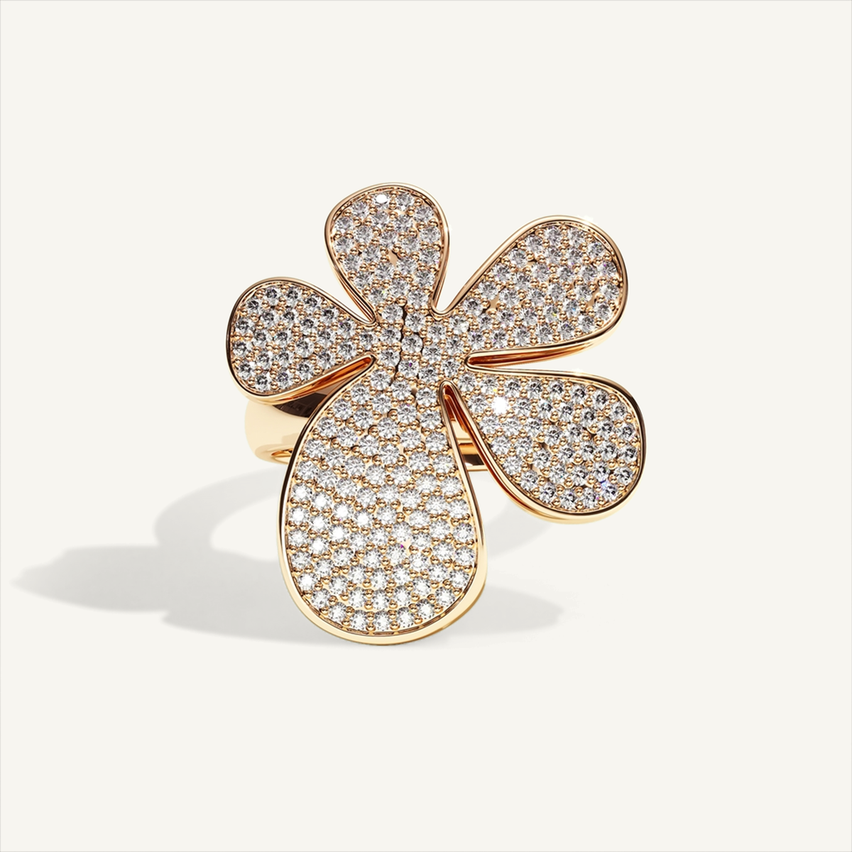 Gisela Bloom Pavé Ring –  product view 1