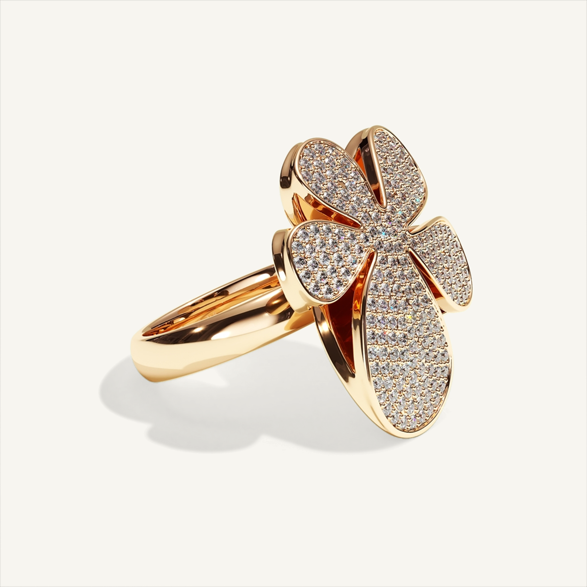 Gisela Bloom Pavé Ring –  product view 2