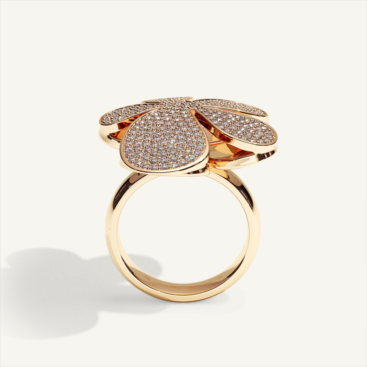 Gisela Bloom Pavé Ring –  product view 3