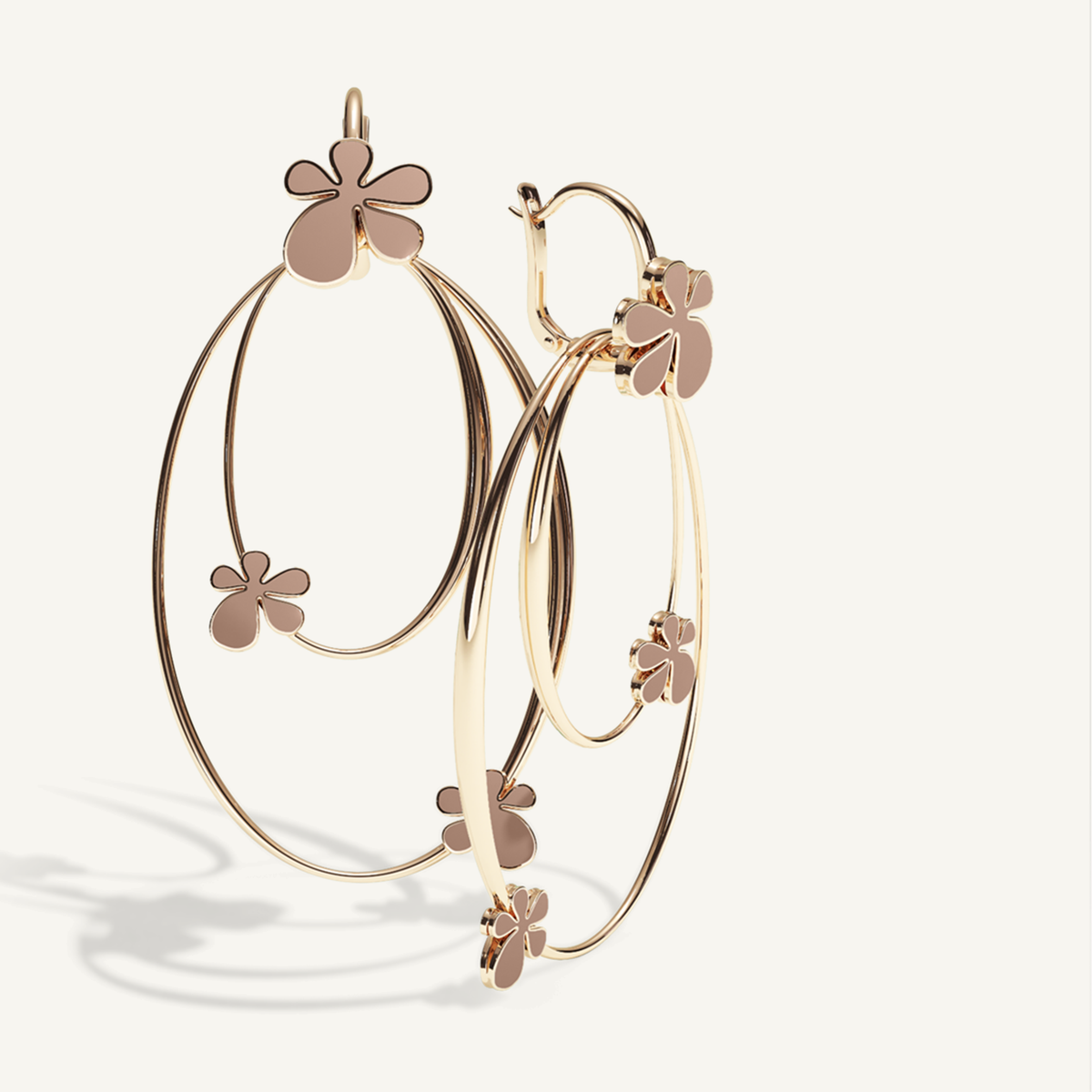 Gisela Enamel Chandeliers – Mocca Brown product view 4