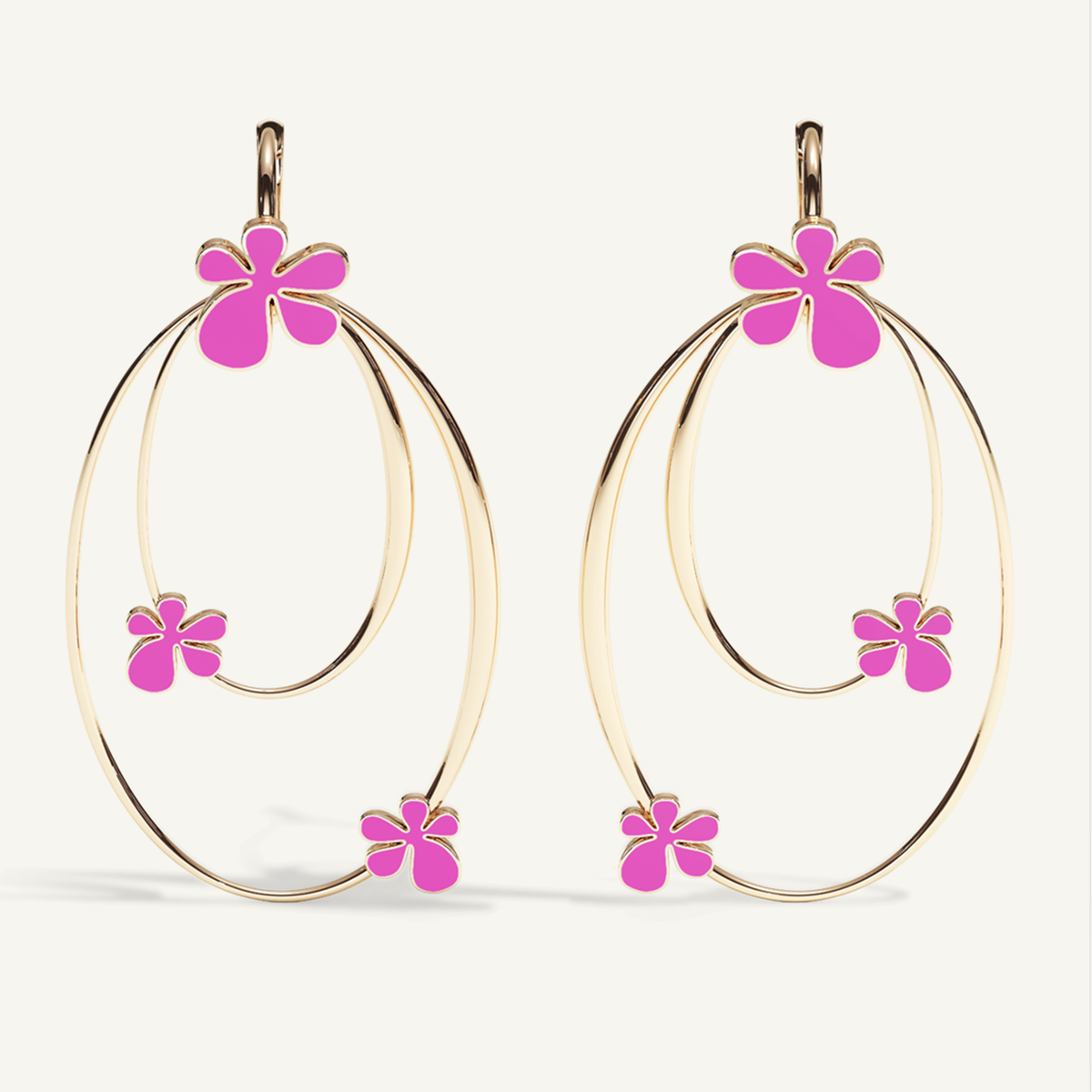 Gisela Enamel Chandeliers – Hot Pink product view 1