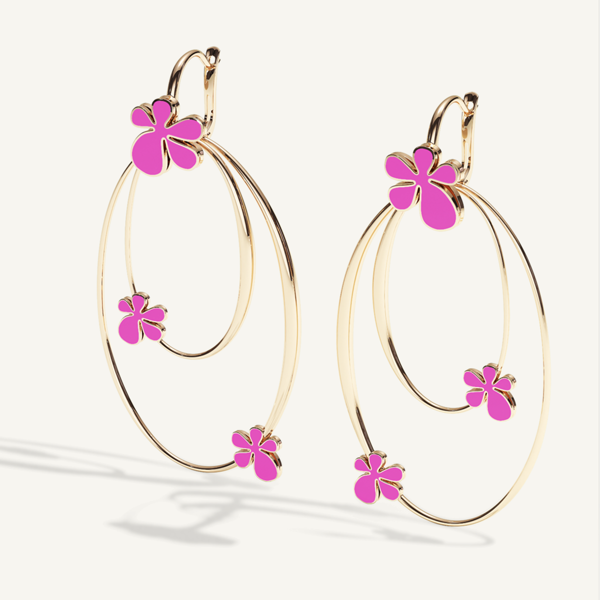 Gisela Enamel Chandeliers – Hot Pink product view 3