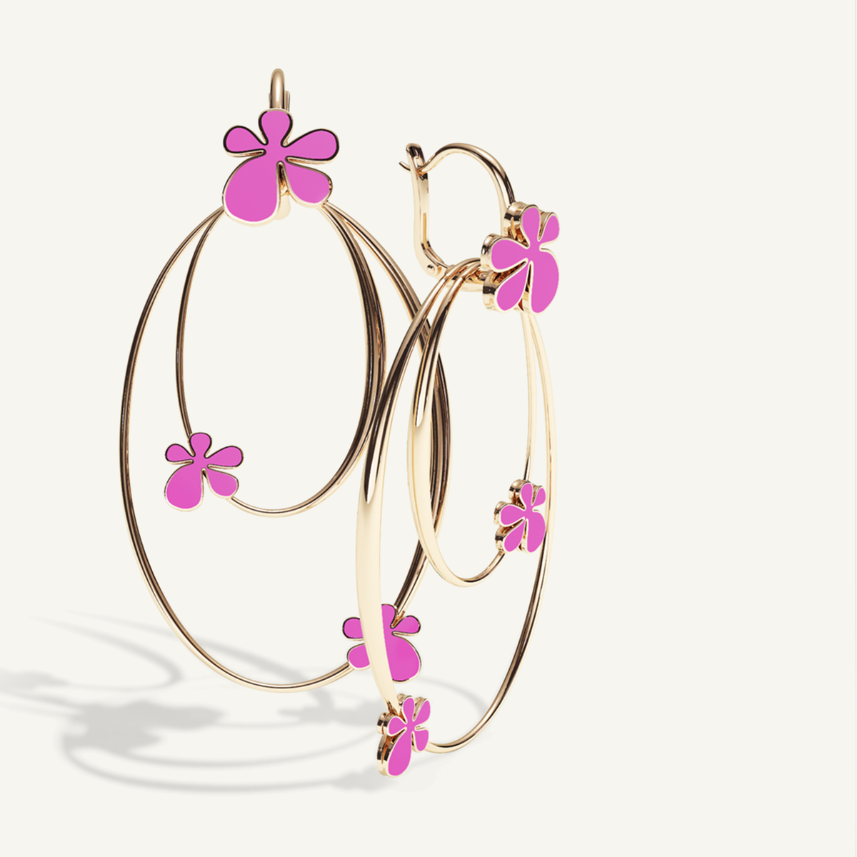 Gisela Enamel Chandeliers – Hot Pink product view 4