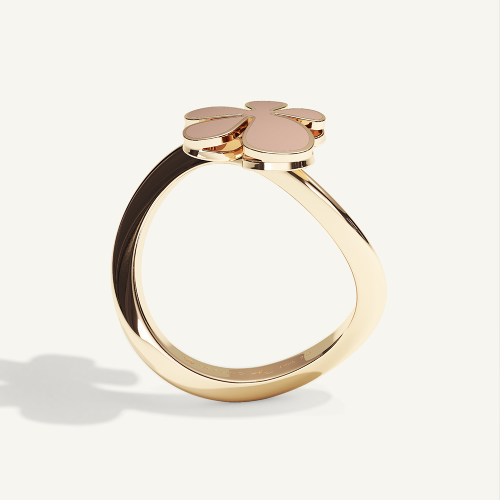 Gisela Enamel Ring – Mocca Brown product view 3