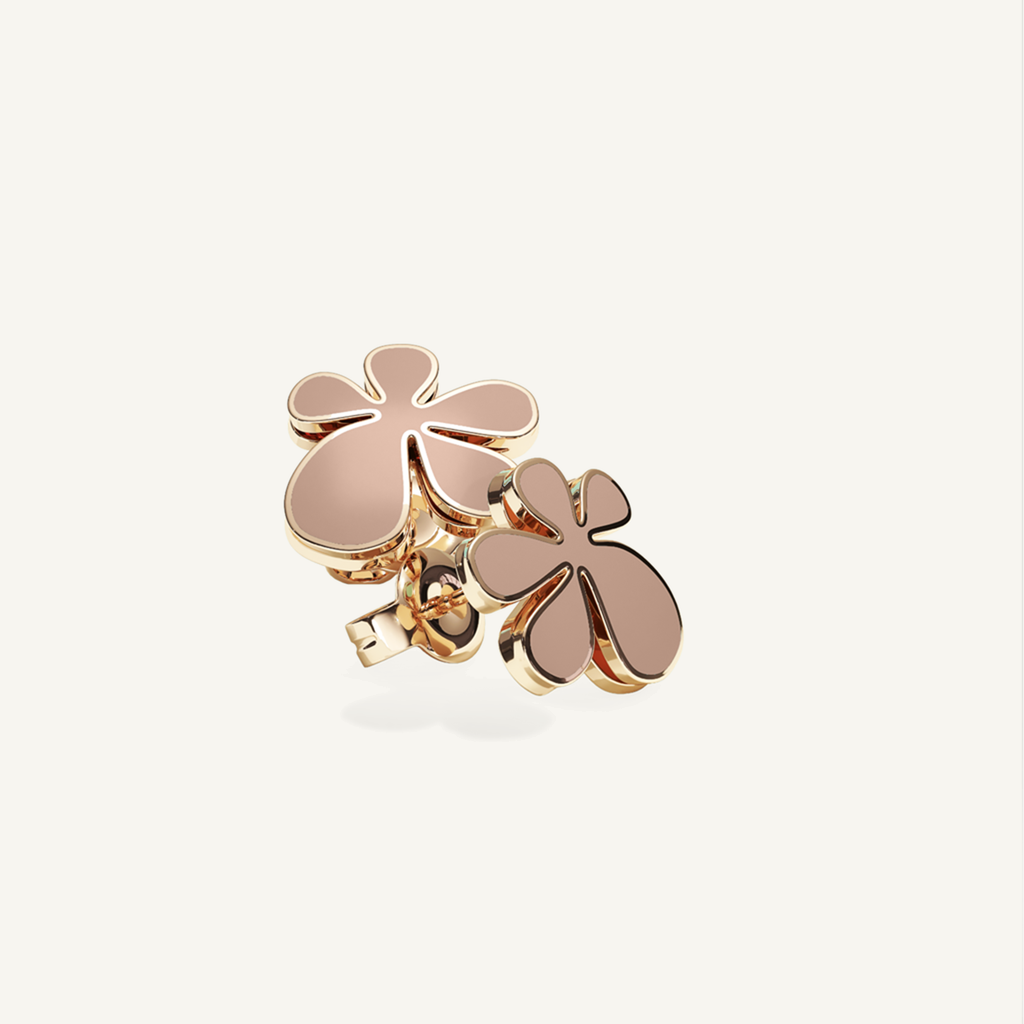 Gisela Enamel Studs – Mocca Brown product view 4
