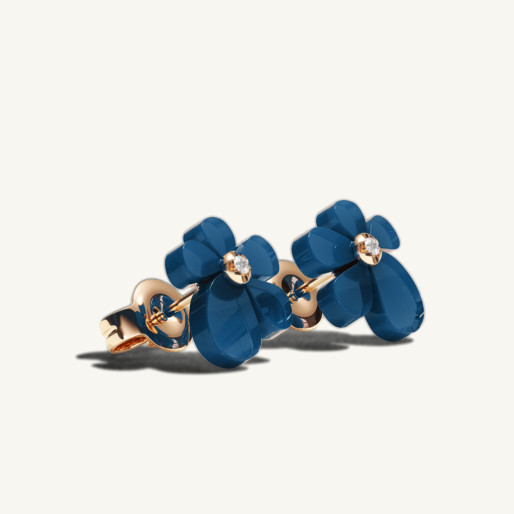 Gisela Blue Agate Studs