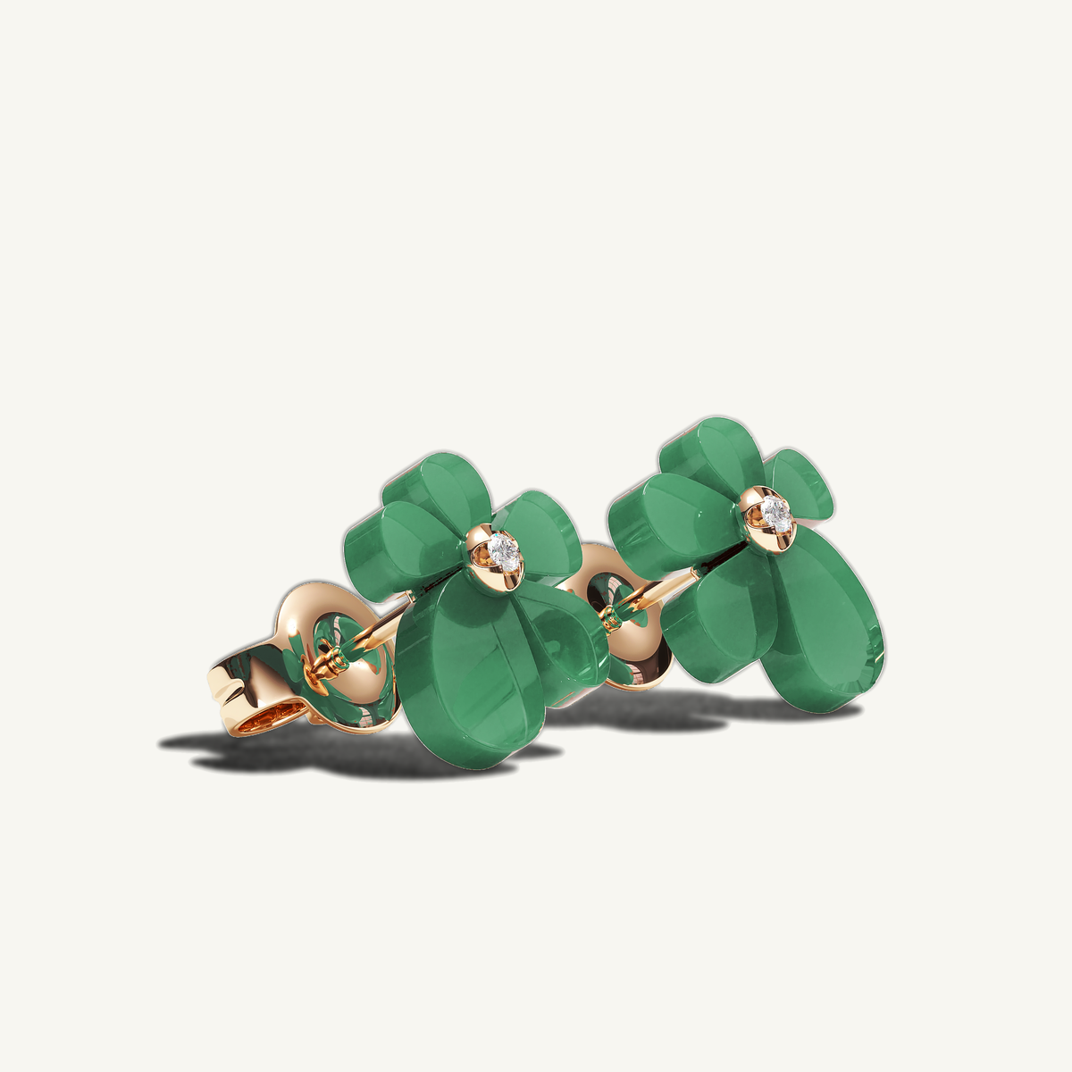 Gisela Chrysoprase Studs