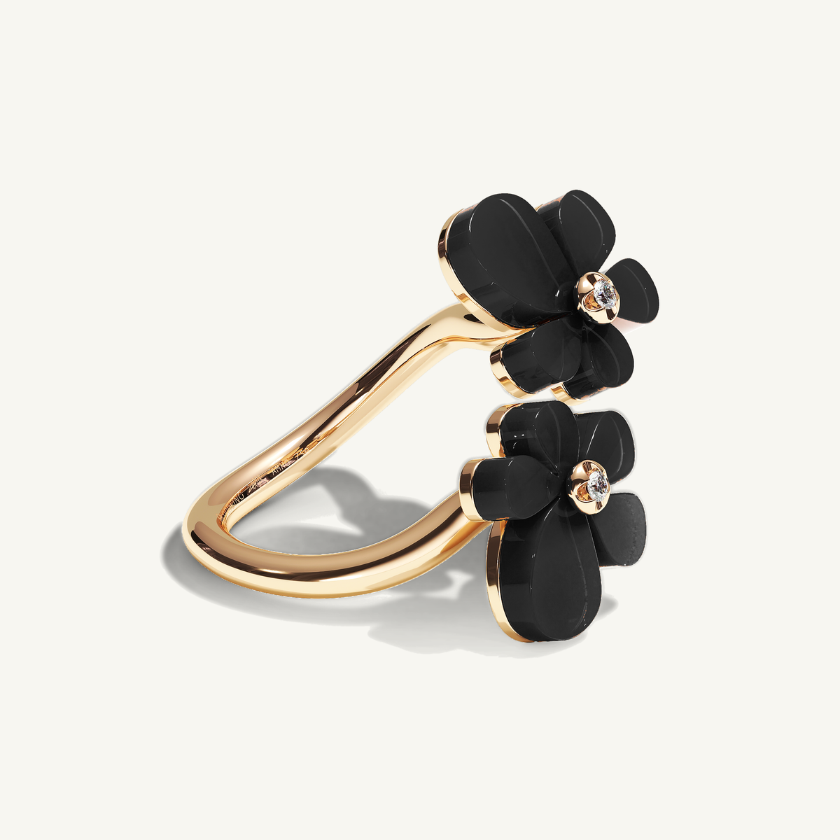 Gisela Onyx Siblings Ring