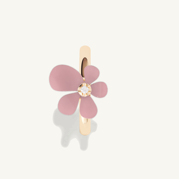 Gisela Rose Quartz Solitaire Ring