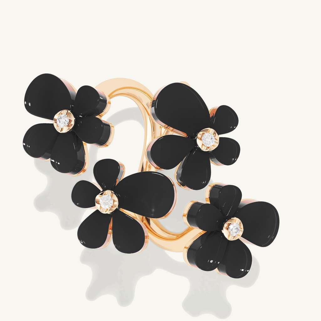 Gisela Onyx Tetra Ring