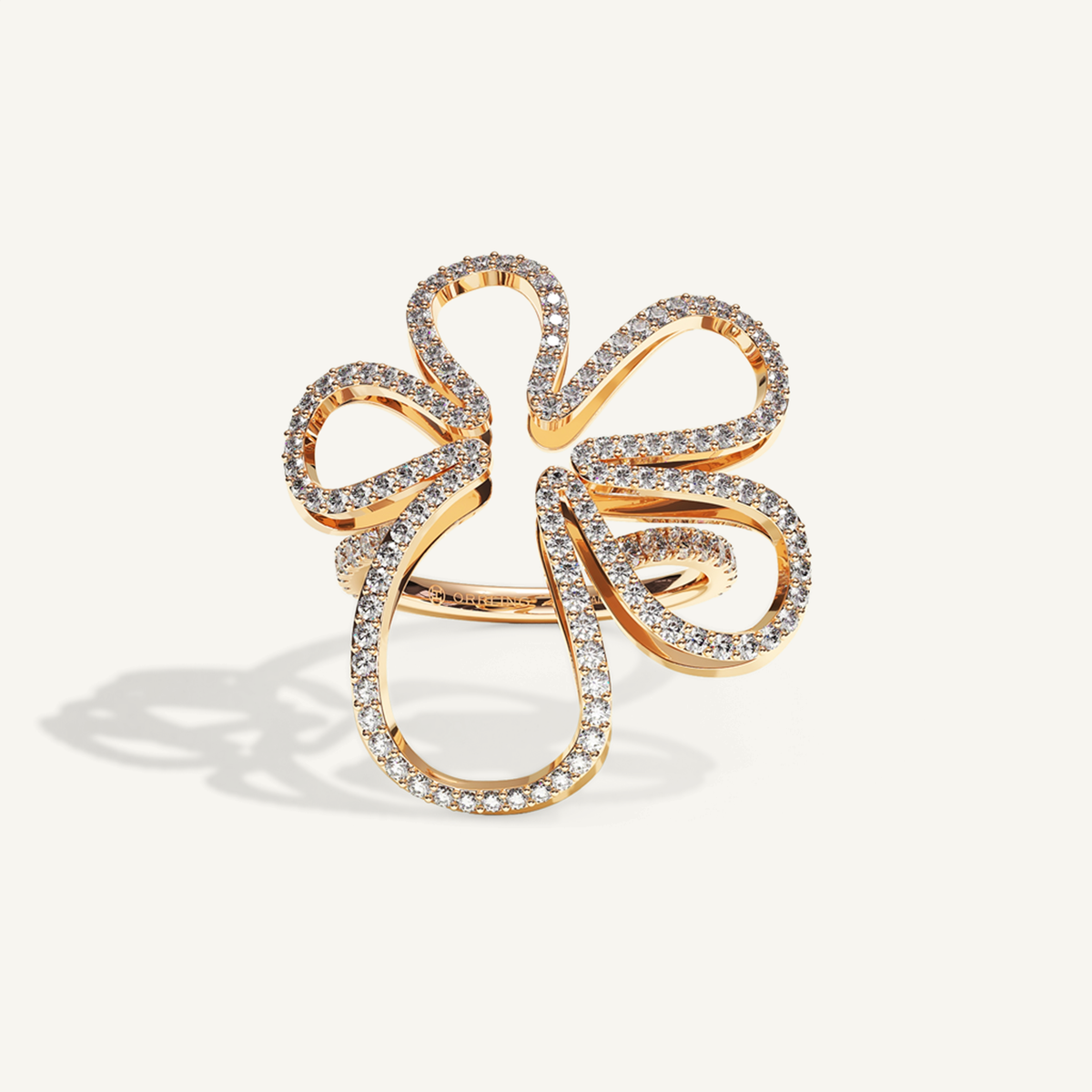 Gisela Open Bloom Diamond Ring –  product view 1