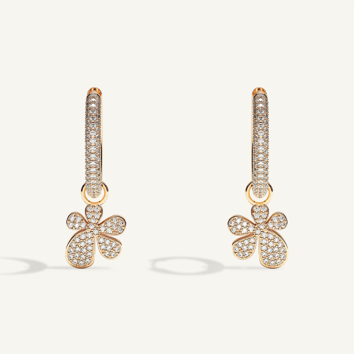 Gisela Pavé Creole Earrings