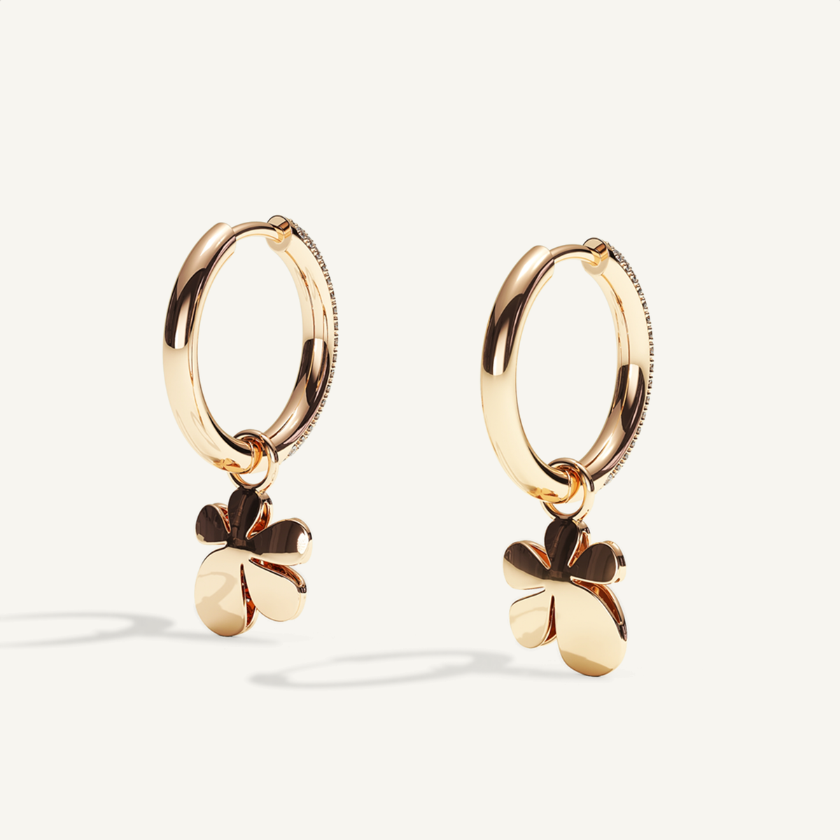 Gisela Pavé Creole Earrings –  product view 3