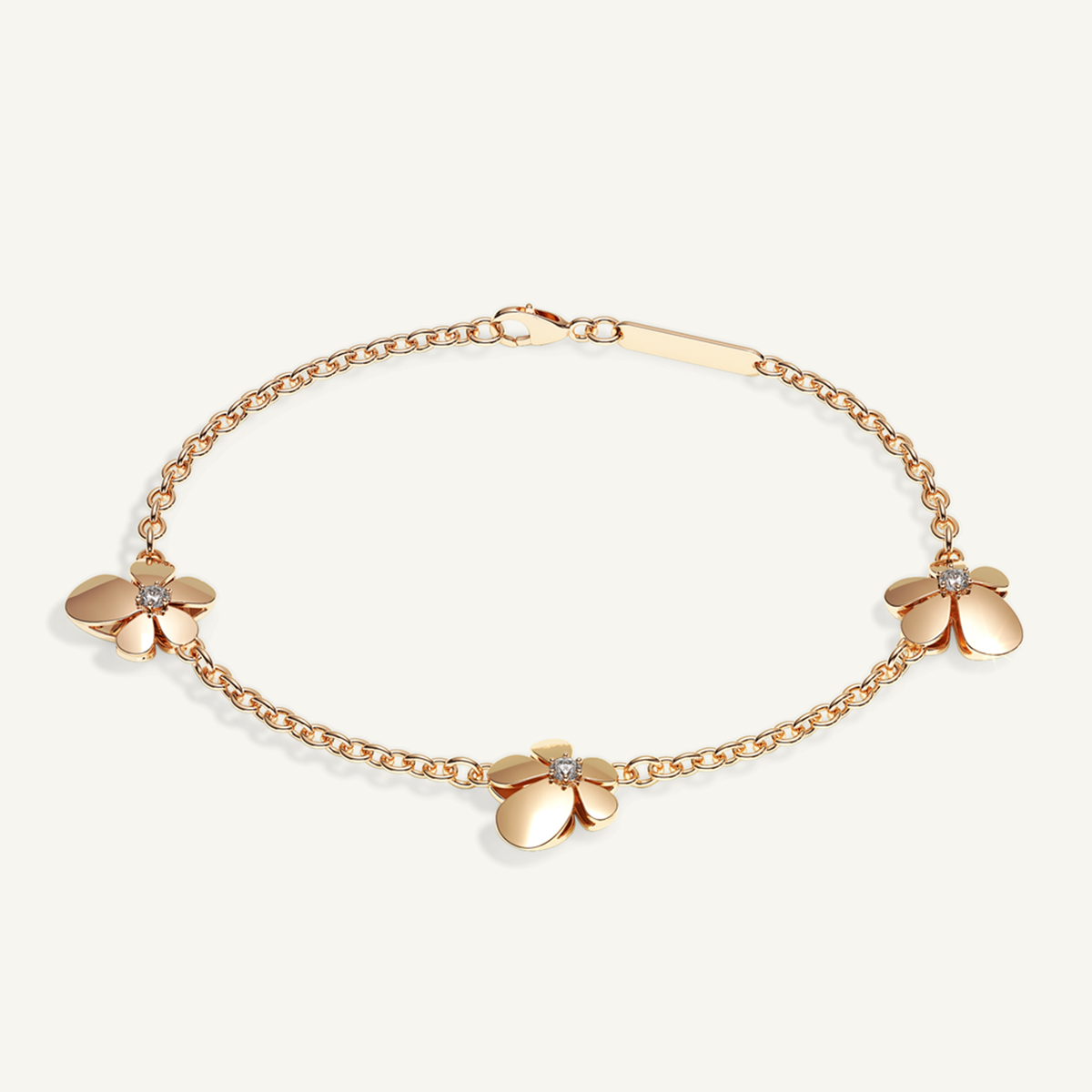 Gisela Three Flower Bracelet