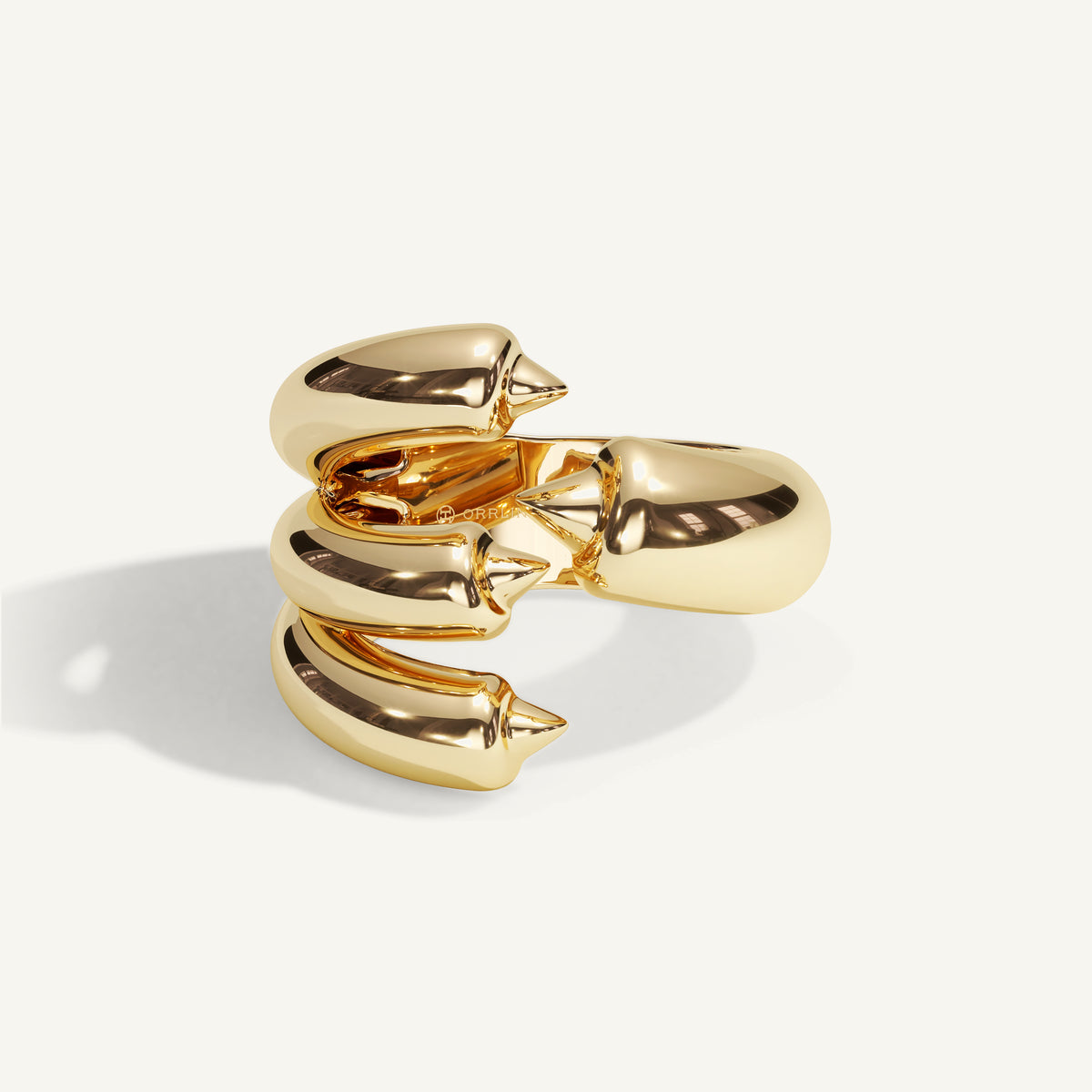 Griffe Clutch Ring – Yellow Gold – view 0