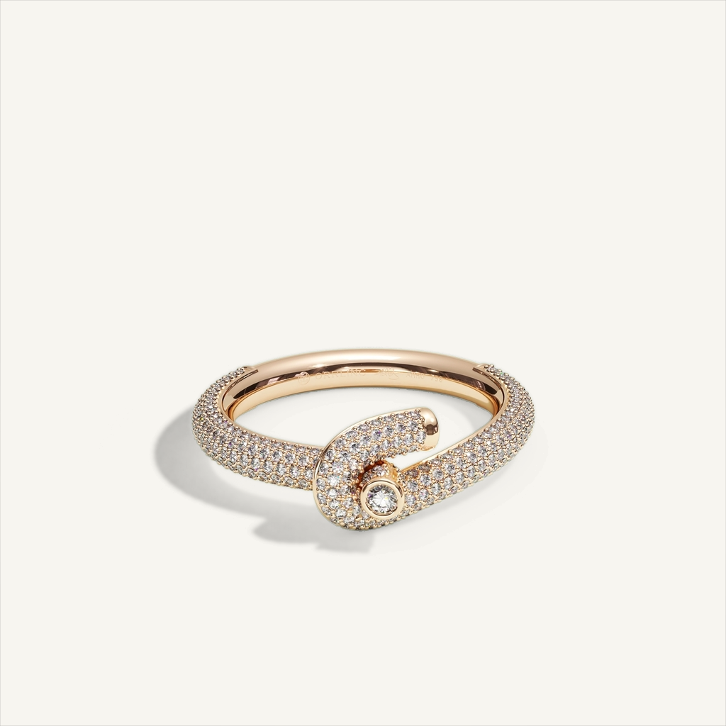 DEEP TEAL Ring Pavé — product view