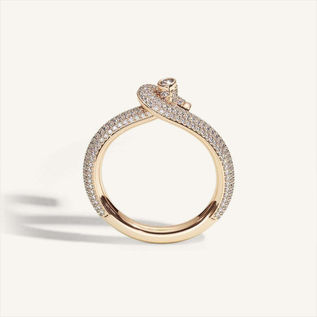 DEEP TEAL Ring Pavé — product view