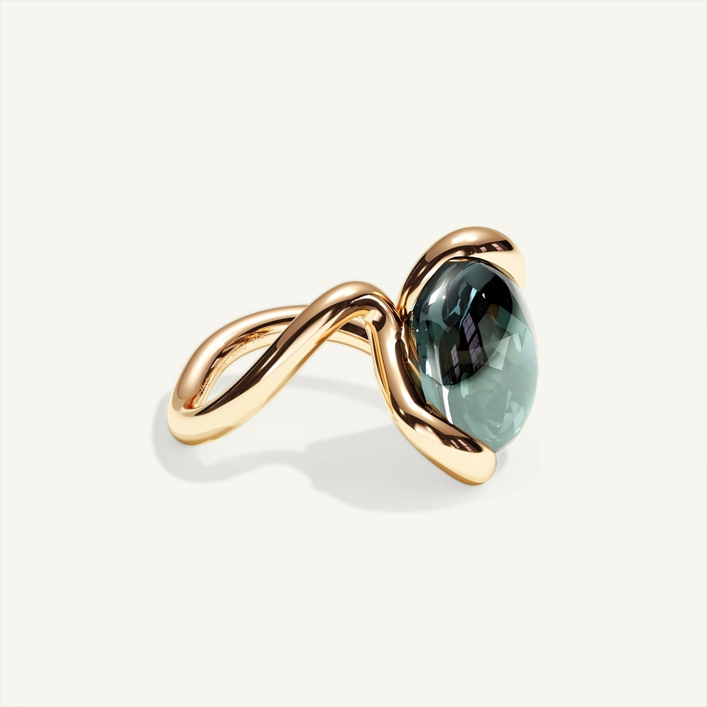 ATTACHE Stone Ring — product view