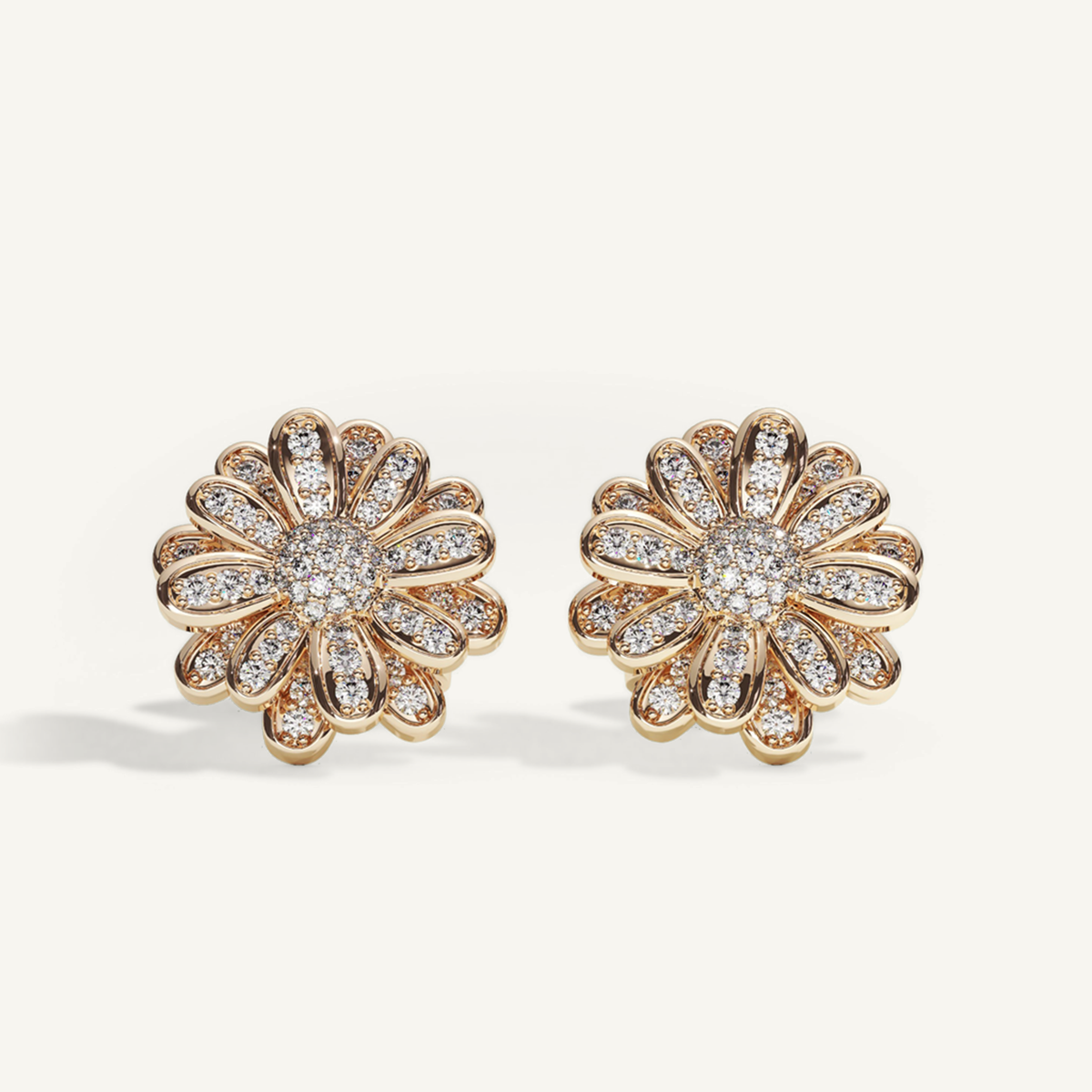 Measures of Love Midi Pavé Studs
