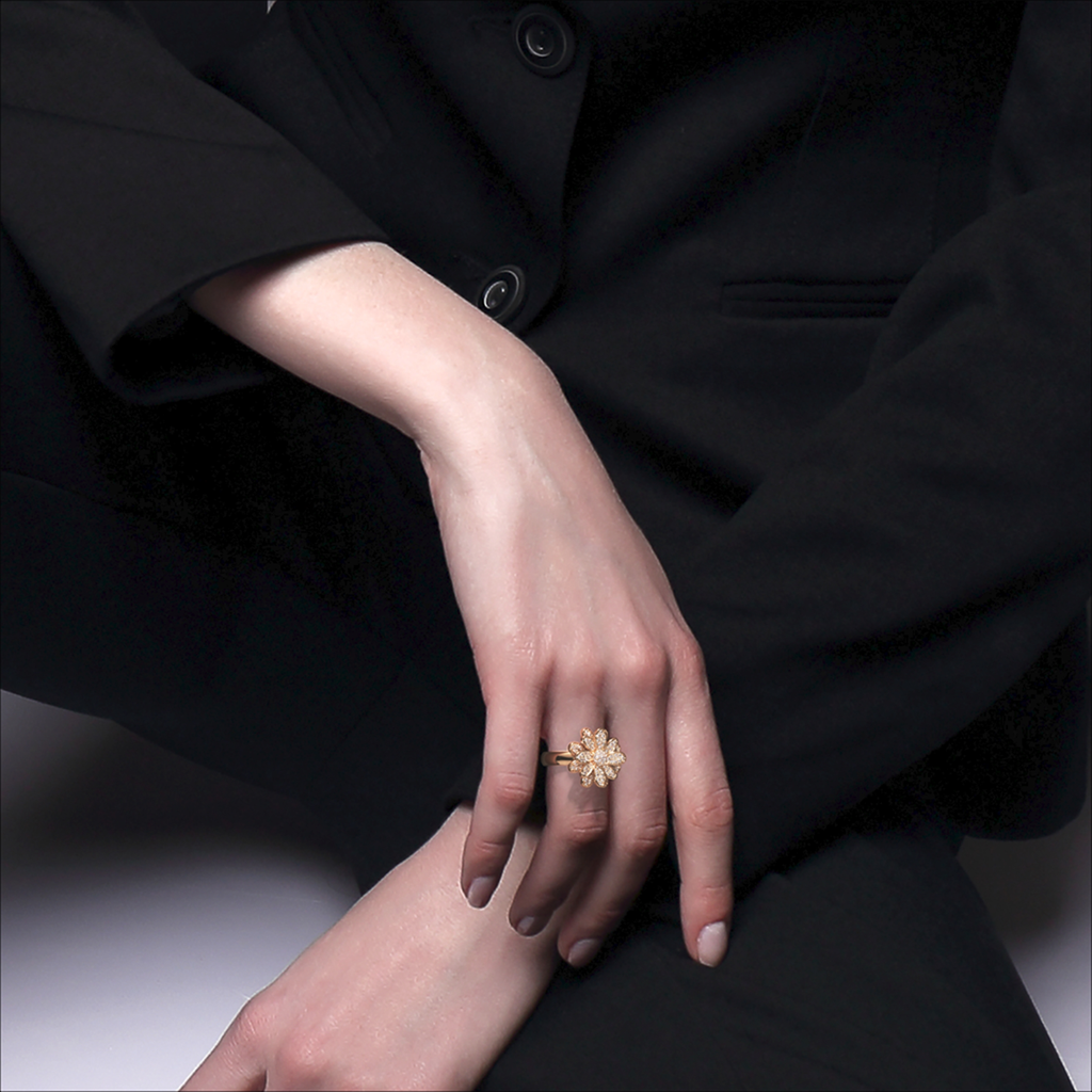 Measures of Love Pavé Ring – worn on model