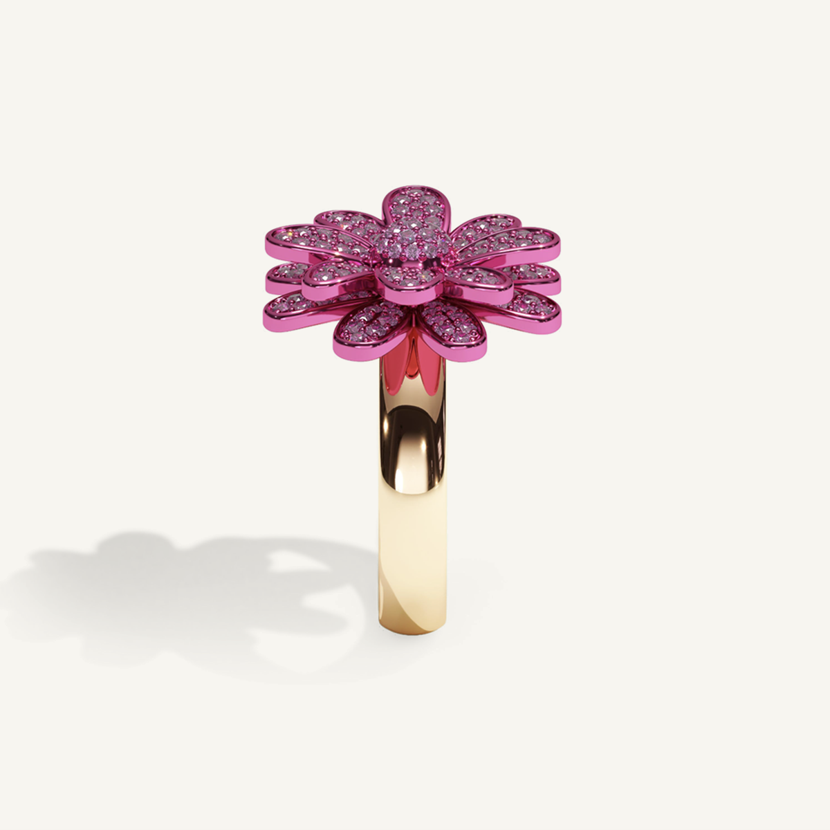 Measures of Love Pink Pavé Ring – product view 4
