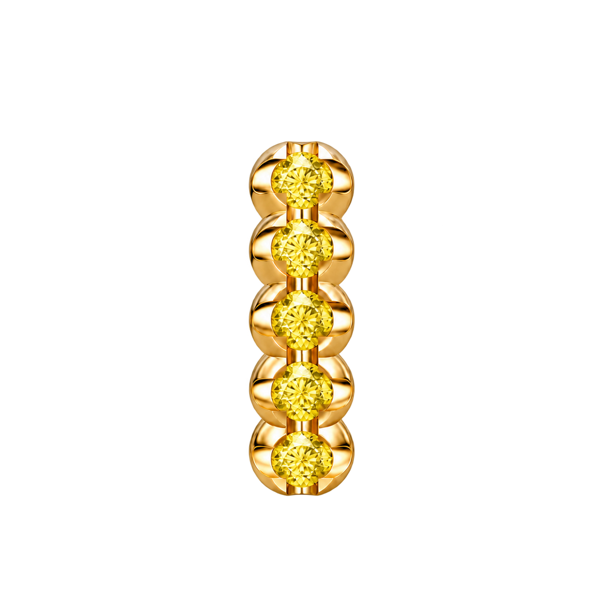 MOLEKULE ICON YELLOW SAPPHIRE — five yellow sapphires