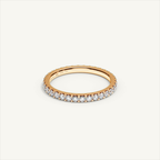 MONTE M25 diamond eternity ring in 18K rose gold — view 2