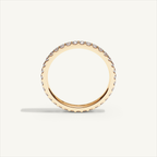 MONTE M25 diamond eternity ring in 18K rose gold — view 3