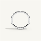 MONTE M25 diamond eternity ring in 18K white gold — view 3
