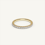 MONTE M25 diamond eternity ring in 18K yellow gold — view 2