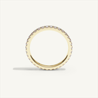 MONTE M25 diamond eternity ring in 18K yellow gold — view 3