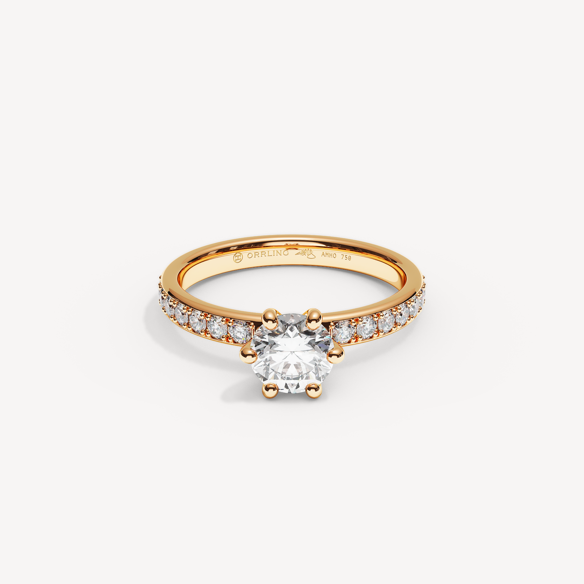 003) ORRIELLECANAL 92-2,5.  6 klo 0,75 + 0,02 sidstenar | Rose Gold | View 0
