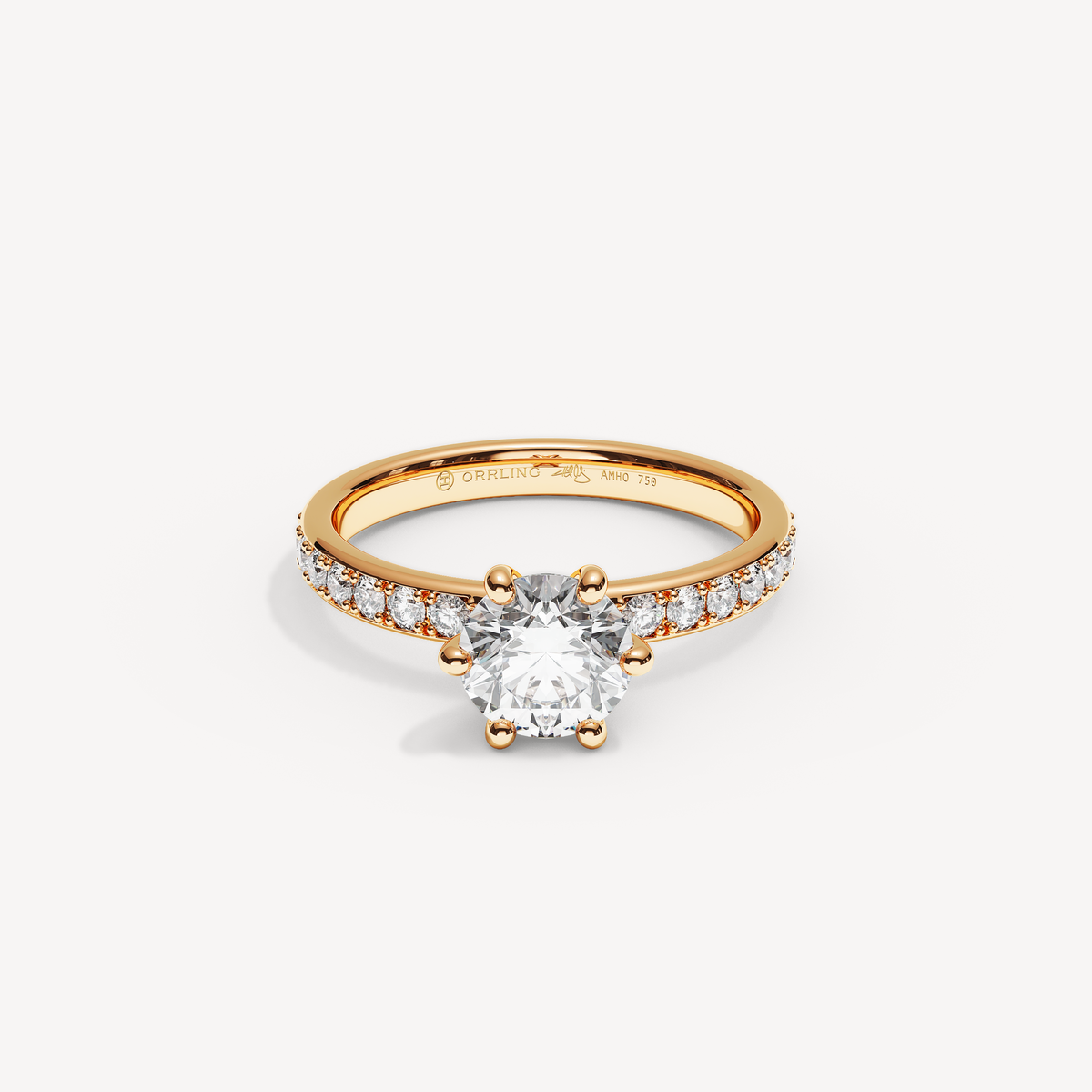 005) ORRIELLECANAL 92-2,5. 6 klo 1,00 + 0,02 sidstenar | Rose Gold | View 0