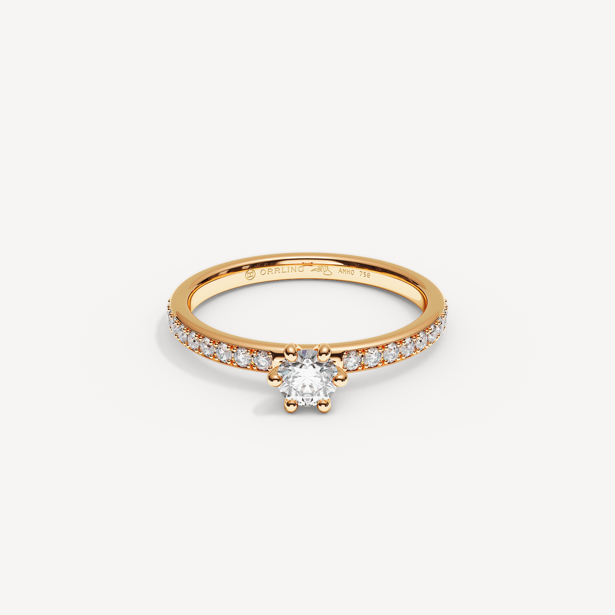 009) ORRIELLECANAL  92-2. 6 klo 0,25 + 0,01 sidstenar | Rose Gold | View 0