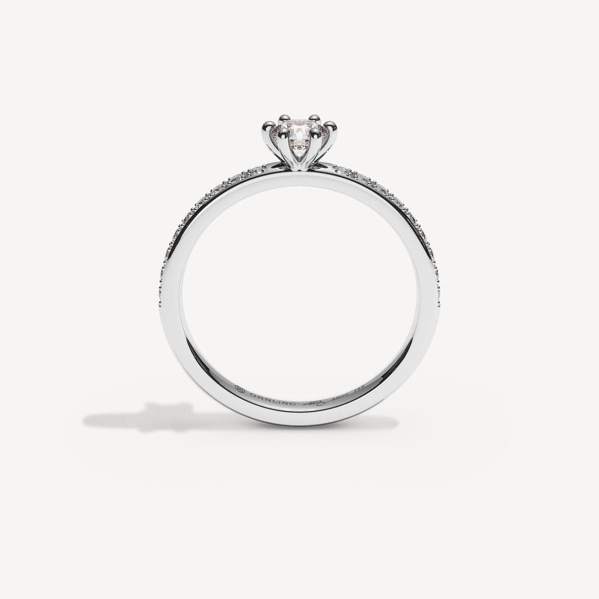 009) ORRIELLECANAL  92-2. 6 klo 0,25 + 0,01 sidstenar | White Gold | View 2