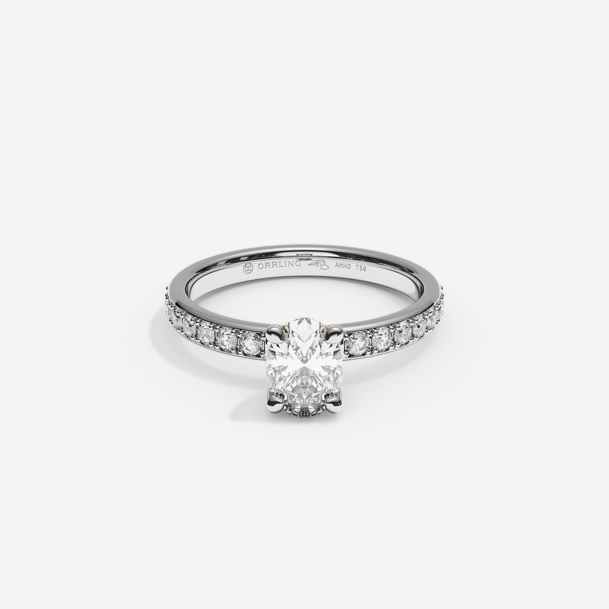 013) PHELIACANAL 92-2,5. Oval 0,70 + 0,02 sidstenar | White Gold | View 0