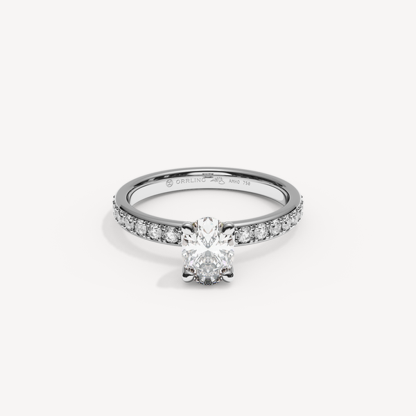 013) PHELIACANAL 92-2,5. Oval 0,70 + 0,02 sidstenar | White Gold | View 0