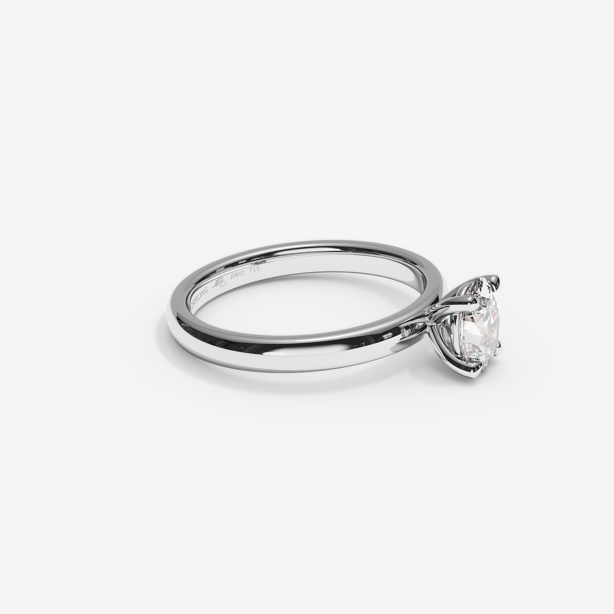 014) PHELIA92-2,5. Oval 0,70 | White Gold | View 1