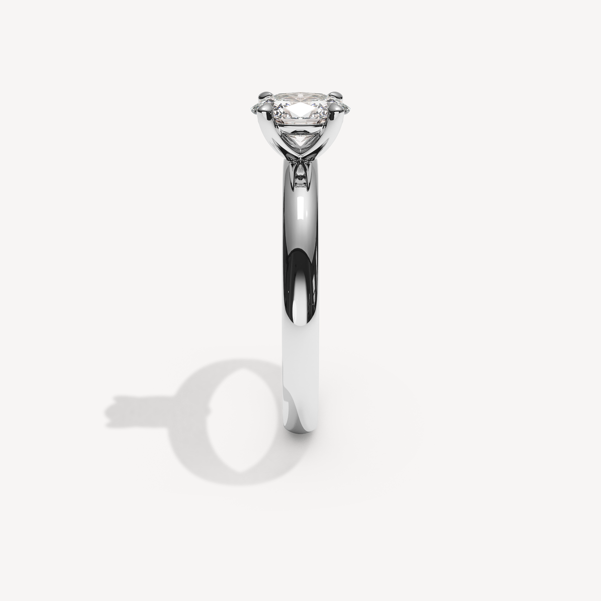014) PHELIA92-2,5. Oval 0,70 | White Gold | View 3