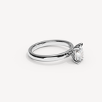 016) PHELIA 92-2,5. Oval 1,00 | White Gold | View 1